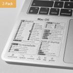 Mac Shortcut Stickers for MacBook Keyboards