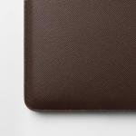 Coffee Faux Leather Laptop Sleeve for 14" MacBook Pro