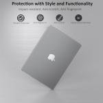 KEROM Matte Clear Case for MacBook Pro 14