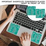 Mac Keyboard Shortcut Stickers for MacBook (Green)
