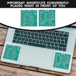 Mac Keyboard Shortcut Stickers for MacBook (Green)
