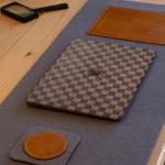 Warm Brown Checkered Hard Case for MacBook Pro