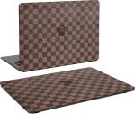 Warm Brown Checkered Hard Case for MacBook Pro