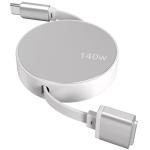 Retractable 140W USB-C to MagSafe 3 Cable