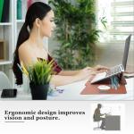 MokaZii 13-14" MacBook Sleeve and Stand - Brown