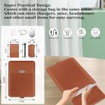 MokaZii 13-14" MacBook Sleeve and Stand - Brown