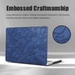 Blue Retro Leather Case for MacBook Pro 14