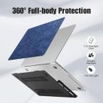 Blue Retro Leather Case for MacBook Pro 14