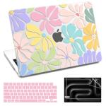 Pink Flower Hard Shell Case for MacBook Pro 14