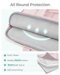 BAGSMART 15.6 Inch Pink Laptop Sleeve & Handle
