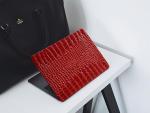 Burgundy Crocodile Case for MacBook Pro 14”