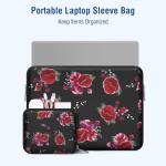 MOSISO 13.3 inch Laptop Sleeve Bag - Blooming Rose