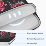 MOSISO 13.3 inch Laptop Sleeve Bag - Blooming Rose