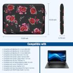 MOSISO 13.3 inch Laptop Sleeve Bag - Blooming Rose