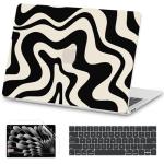 Stylish Black Wave Case for MacBook Pro 13