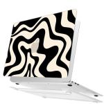 Stylish Black Wave Case for MacBook Pro 13