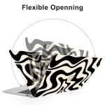 Stylish Black Wave Case for MacBook Pro 13