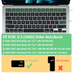 Ultra Thin Keyboard Cover for MacBook Air 13.6" 15