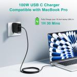 100W Fast Charger for MacBook Pro/Air 13-16 inch