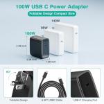 100W Fast Charger for MacBook Pro/Air 13-16 inch