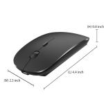 KLO Bluetooth Wireless Mouse for MacBook/iPad (Black)