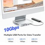 AGEEN 14-Port USB Hub for iMac M1/M3/M4