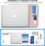 14-Inch Laptop Sleeve Case with Accessories Pocket, Pink