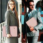 14-Inch Laptop Sleeve Case with Accessories Pocket, Pink