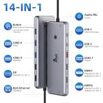 LIONWEI 13-in-1 USB C Docking Station
