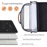 13 Inch Black Laptop Bag for MacBook and iPad