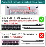 Teryeefi MacBook Pro 13" Case with Accessories