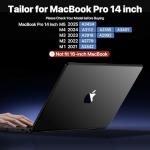 Soonjet MacBook Pro 14 Inch Case - Noble Black