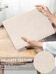 Beige Woven Hard Shell Case for MacBook Pro
