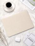 Beige Woven Hard Shell Case for MacBook Pro