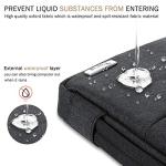 Voova 13.6 Inch MacBook Sleeve - Waterproof Black