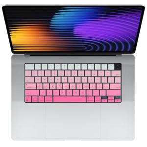 MacBook Keyboard Cover - Ombre Rose Red