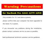 GBOLE LCD Screen for MacBook Pro M1 M2 M3