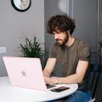 Pink Hard Shell Case for MacBook Pro 14