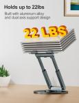 Telescopic Laptop Stand with 360° Swivel Base