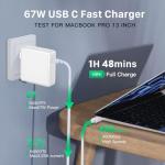 67W USB-C Charger for MacBook Air & Pro