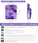 Purple Starry Sky Laptop Sleeve for MacBooks