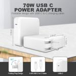 70W USB-C Charger for MacBook Air/Pro