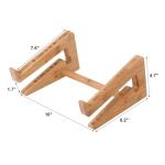 Bamboo Vertical Laptop Stand for MacBook and More