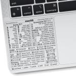 MacBook Keyboard Shortcuts Stickers - 2 Pack