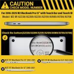 Clear Hard Shell Case for MacBook Pro 13