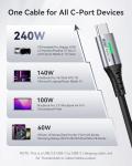 240W Fast Charging USB-C to USB-C Cable