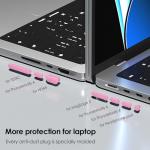Silicone Dust Plug Set for MacBook Pro 14 & 16