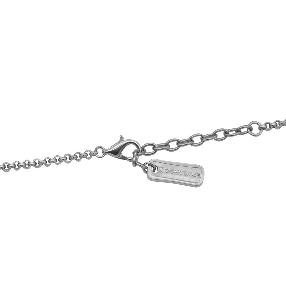 Controse Teardrop Black Hematite Pendant Necklace