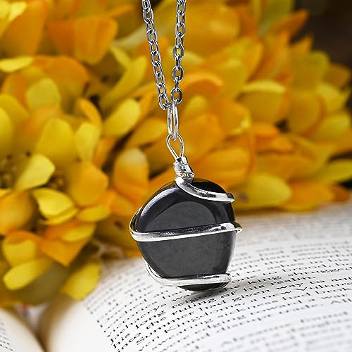 Sugandha Wellness Hematite Crystal Necklace - Protection & Balance