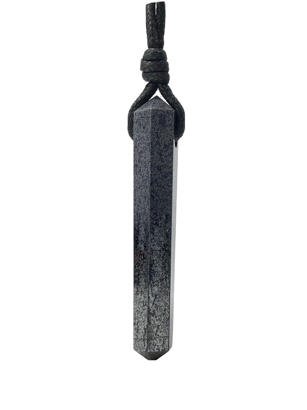 Hematite Point Pendant Chakra Healing Necklace Gemstone Jewelry